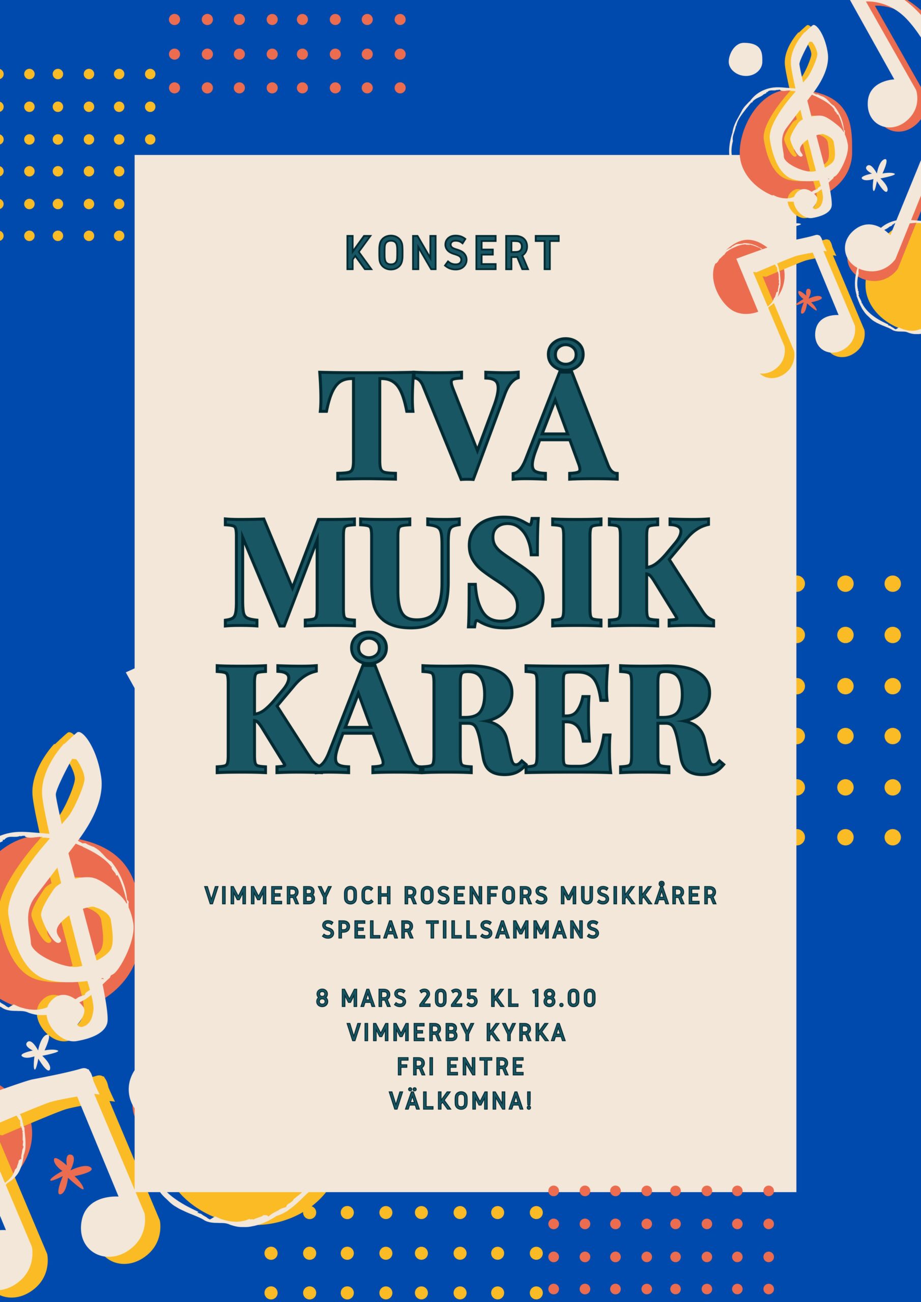 Konsert med Rosenfors affisch (1)
